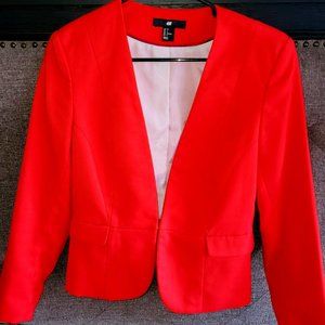 H&M Red Women Blazer